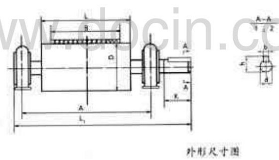 磁力滾筒結(jié)構(gòu)圖